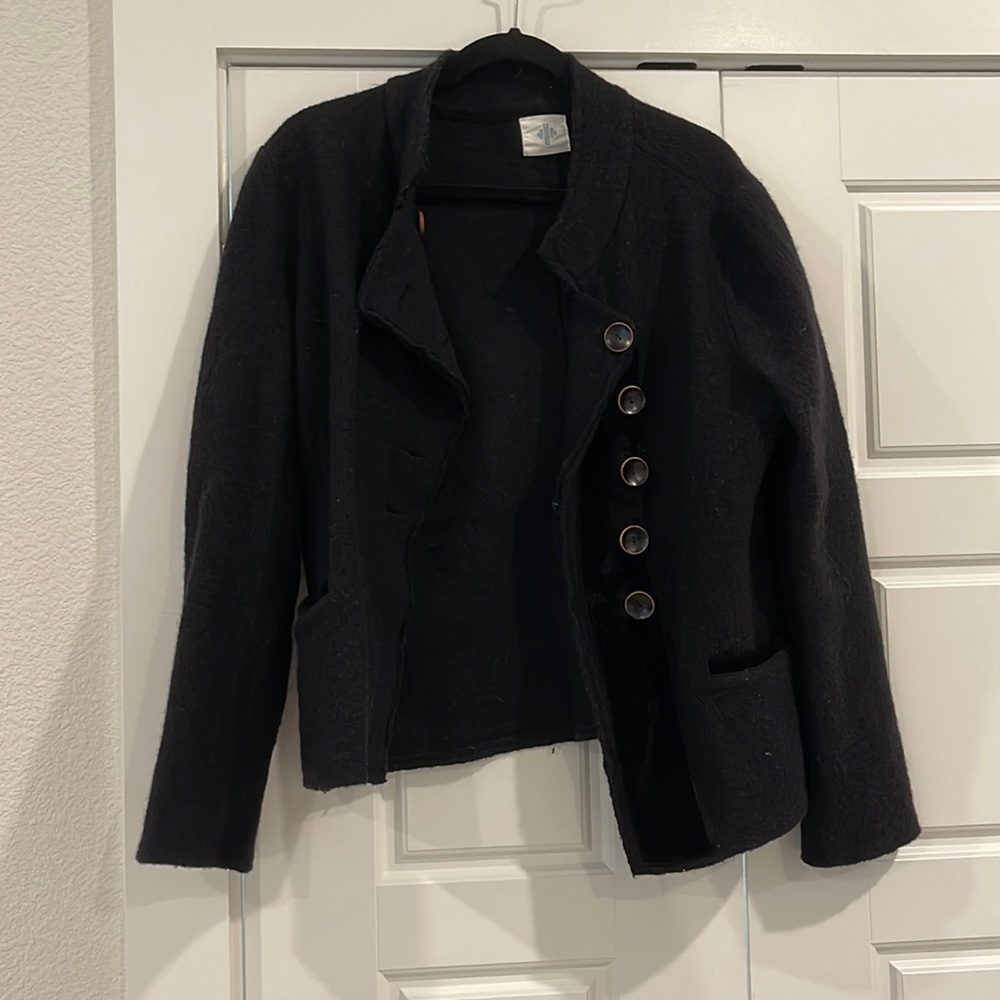 Anthropologie Jacket Size L 100% Wool